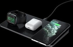 Foto van Satechi trio draadloze oplader 7,5w met apple watch oplader