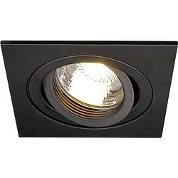 Foto van Slv 113491 new tria inbouwlamp halogeen gu10 50 w zwart