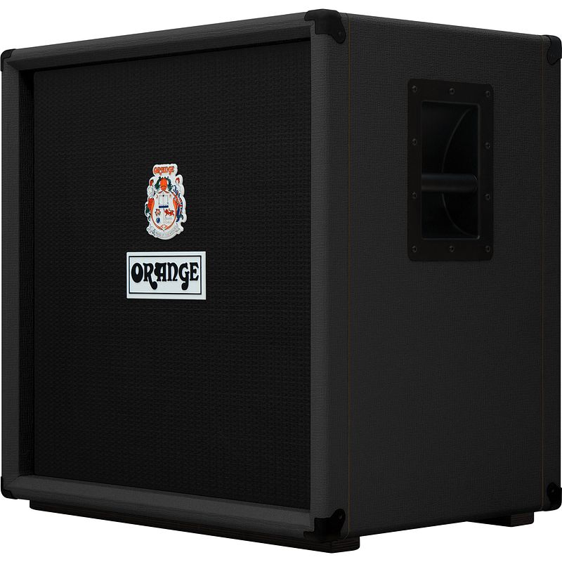 Foto van Orange obc-410-h-c-bk 600w 4x10 inch basgitaar speakerkast