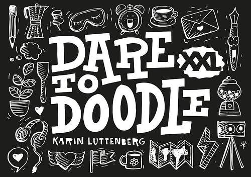 Foto van Dare to doodle xxl - karin luttenberg - paperback (9789078053316)