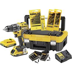 Foto van Dewalt dck791d2t dck791d2t-qw accu-schroefboormachine 18 v 2.0 ah li-ion incl. accessoires