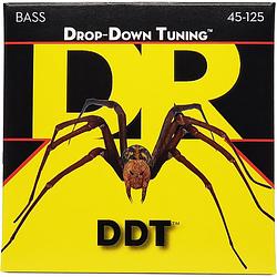 Foto van Dr strings ddt5-45 drop-down tuning medium set basgitaarsnaren