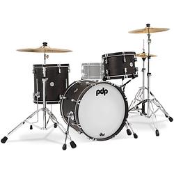 Foto van Pdp drums pdcc2013ee concept classic ebony stain 3d. shellset