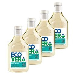 Foto van Ecover - vloeibaar wasmiddel universal - kamperfoelie & jasmijn - voordeelverpakking 4 x 1,5 l - 120 wasbeurten