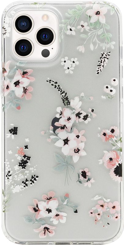 Foto van Bluebuilt sweet blossom soft case apple iphone 12/12 pro back cover transparant