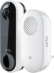 Foto van Arlo wire free video doorbell wit + chime