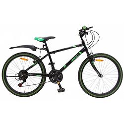 Foto van Amigo hardtail mountainbike rock 26 inch 42 cm junior 18v v-brakes zwart