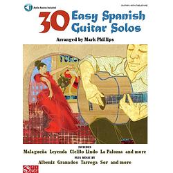 Foto van Hal leonard 30 easy spanish guitar solos songboek voor gitaar
