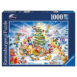 Foto van Ravensburger puzzel disney kerstmis - 1000 stukjes