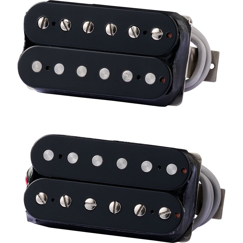 Foto van Gibson 496r / 500t set double black set van 2 humbucker elementen