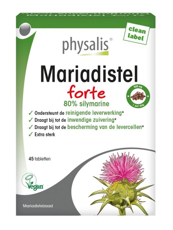 Foto van Physalis mariadistel forte tabletten