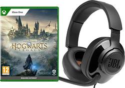 Foto van Hogwarts legacy xbox one + jbl quantum 200