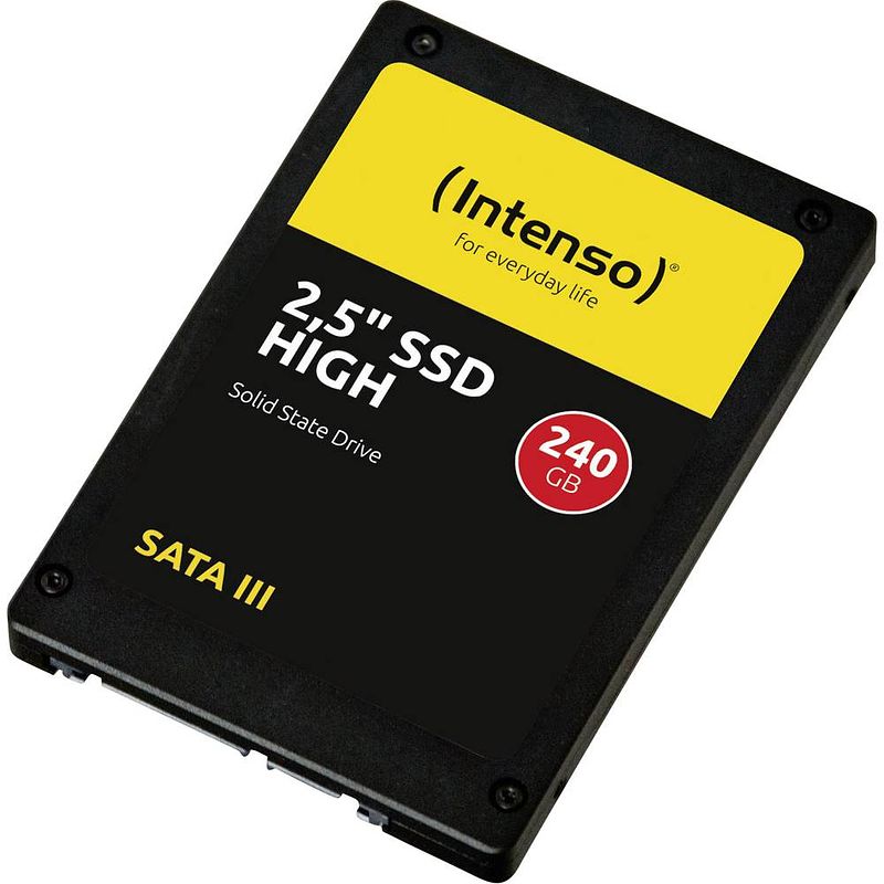 Foto van Intenso high performance 240 gb ssd harde schijf (2.5 inch) sata 6 gb/s retail 3813440