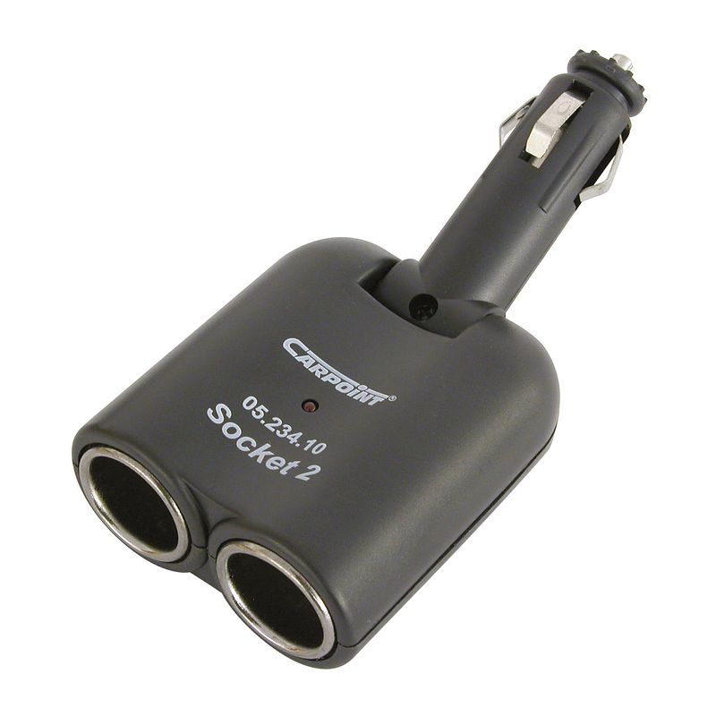 Foto van Carpoint 2-weg splitter 12v zwart