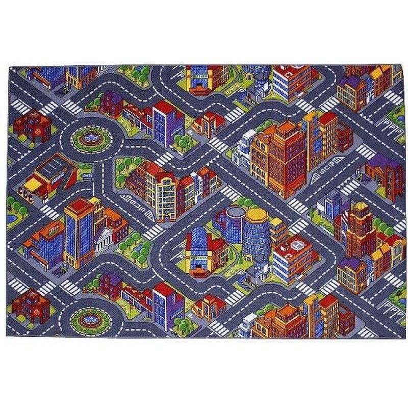 Foto van Speelkleed auto / stratentapijt big city