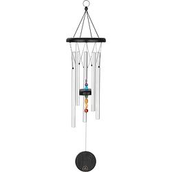 Foto van Meinl cmc25s meditation chime chakra windchime met 7 staafjes