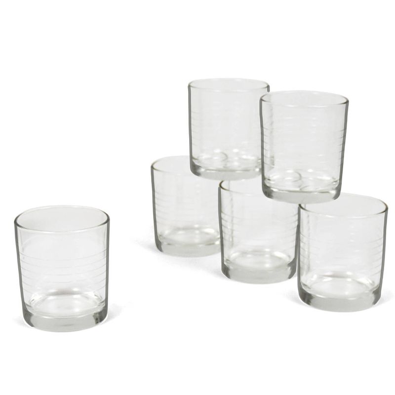 Foto van 6x stuks waterglazen/drinkglazen 240 ml - drinkglazen