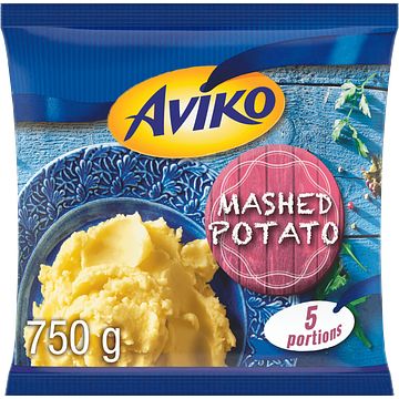 Foto van Aviko mashed potato aardappelpuree naturel 750g bij jumbo