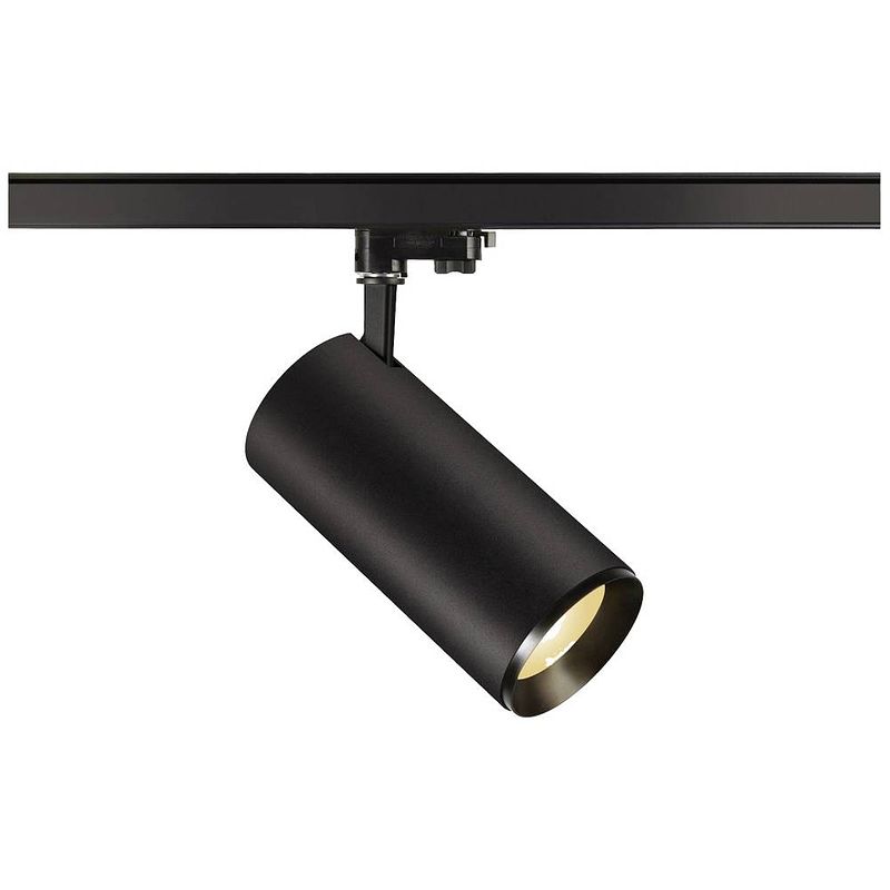 Foto van Slv numinos xl 1005724 led-railspot 3-fasig led vast ingebouwd 36 w zwart