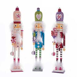 Foto van Kurt s. adler - trendy candy soldier nutcracker 16 inch