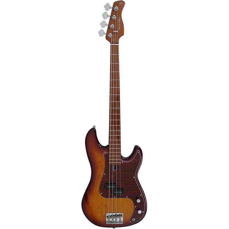 Foto van Sire marcus miller p5-4 alder tobacco sunburst elektrische basgitaar