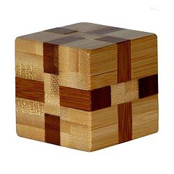Foto van Eureka 3d bamboo puzzle - cube*** (only available in display 52473120)