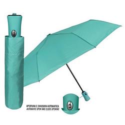 Foto van Perletti mini-paraplu automatisch 100 cm microvezel groen
