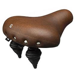 Foto van Selle comfort zadel classic retro xl 27 cm unisex bruin