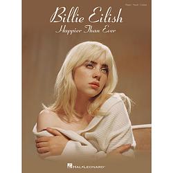 Foto van Hal leonard billie eilish happier than ever voor piano, zang en gitaar