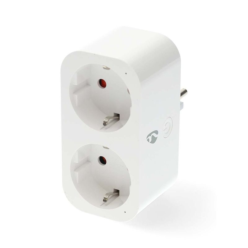 Foto van Nedis smartlife slimme stekker | wi-fi | energiemeter | 3680 w | type f (cee 7/7) | android / ios smart home accessoire