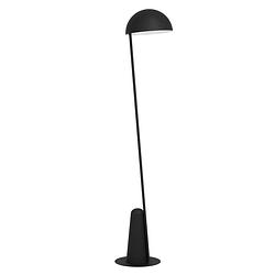 Foto van Eglo aranzola vloerlamp - e27 - 163,5 cm - zwart/wit