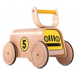 Foto van Mamatoyz loopwagen racer walker junior 40 x 42 cm hout naturel