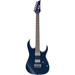 Foto van Ibanez prestige rg5121 dark tide blue flat met koffer