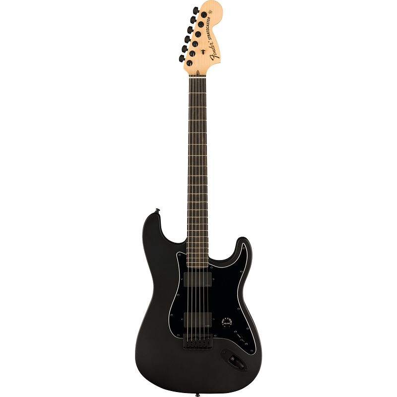 Foto van Fender jim root stratocaster flat black eb