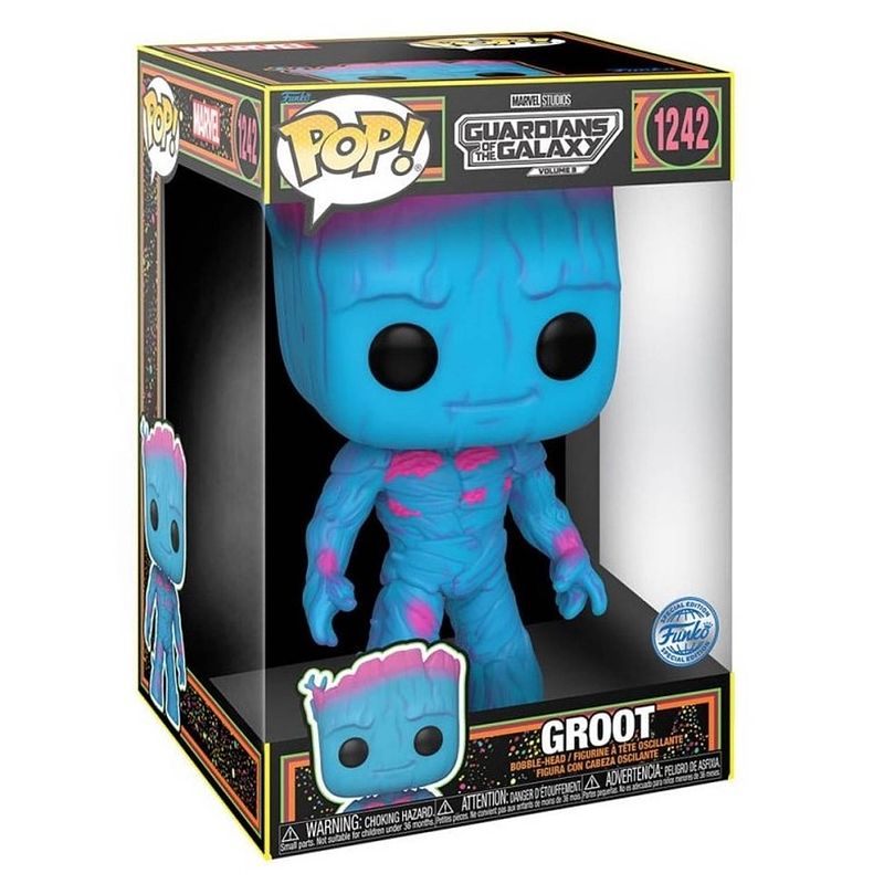 Foto van Marvel guardians of the galaxy: volume 3 - groot (blacklight) - funko pop #1242