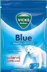 Foto van Vicks bonbons blue vapoplus menthol suikervrij 72g bij jumbo
