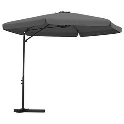 Foto van Vidaxl parasol met stalen paal 300x250 cm antraciet