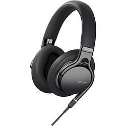 Foto van Sony mdr-1am2 over ear koptelefoon kabel hifi zwart noise cancelling, high-resolution audio vouwbaar, headset