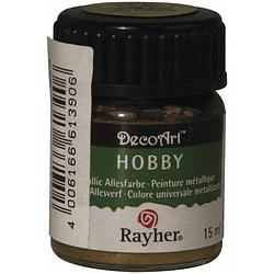 Foto van Acrylverf/hobbyverf goud 15 ml hobby materiaal - hobbyverf