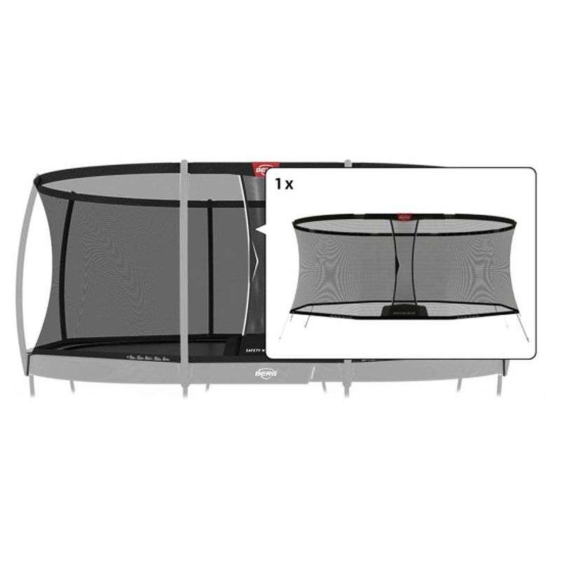 Foto van Berg trampoline veiligheidsnet - los net - grand safety net deluxe - 520 x 350 cm