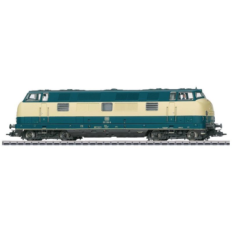 Foto van Märklin 37824 h0 diesellocomotief br 221 van de db, mhi