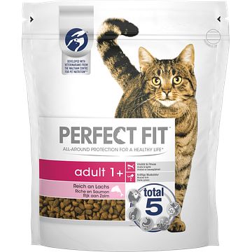 Foto van Perfect fit adult kattenbrokken zalm 750g bij jumbo