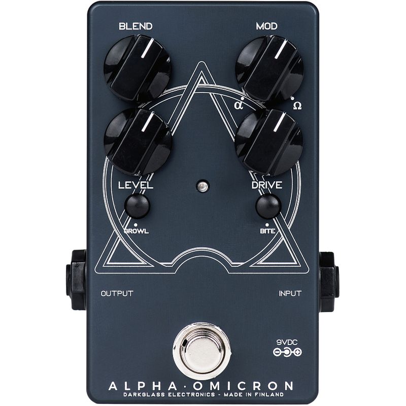 Foto van Darkglass alpha omicron distortion effectpedaal voor basgitaar