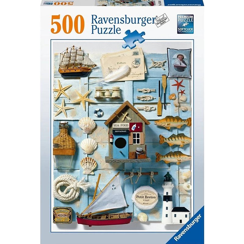 Foto van Ravensburger puzzel 500 pcs maritime sfeer