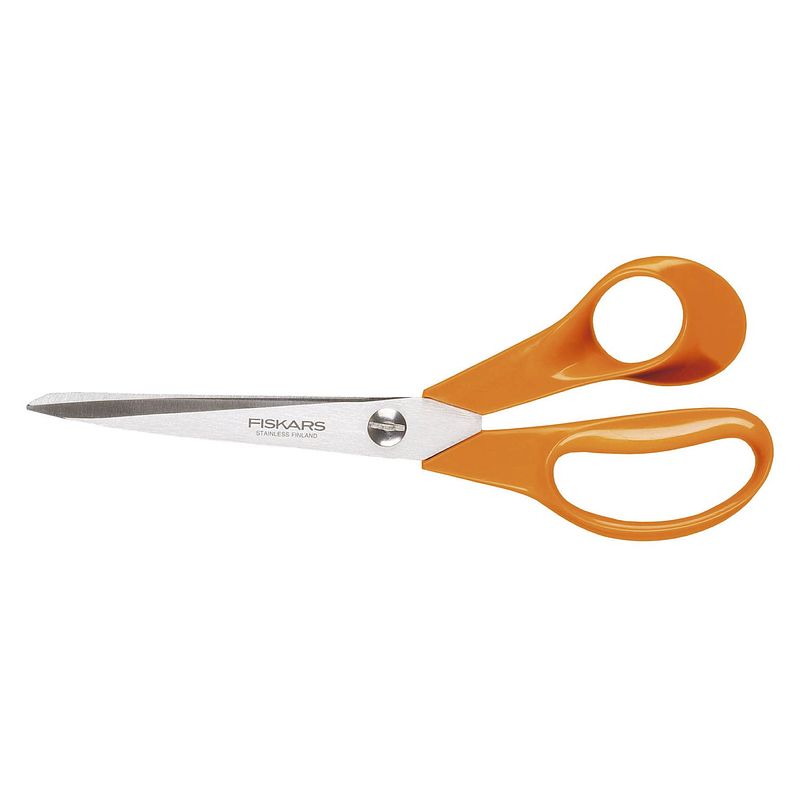 Foto van Fiskars classic universele schaar s90 oranje 21 cm