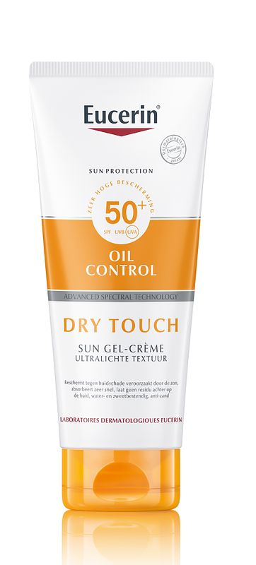 Foto van Eucerin sun sensitive protect gel-crème dry touch spf50