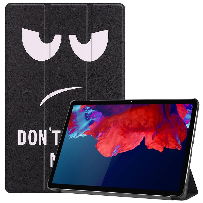 Foto van Basey lenovo tab p11 plus hoes case - lenovo tab p11 plus hoesje touch - lenovo tab p11 plus book case cover