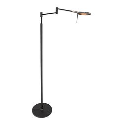 Foto van Moderne vloerlamp - steinhauer - glas - modern - led - l: 42cm - voor binnen - woonkamer - eetkamer - zwart