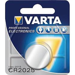 Foto van Varta cr2025 knoopcel batterij - 10 stuks