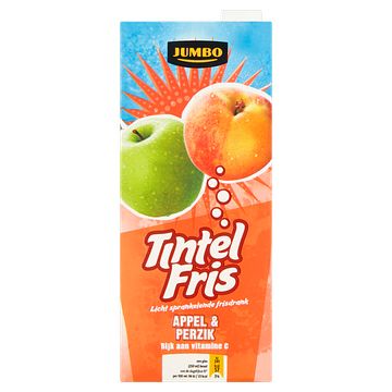 Foto van Jumbo tintelfris appel & perzik 1, 5l